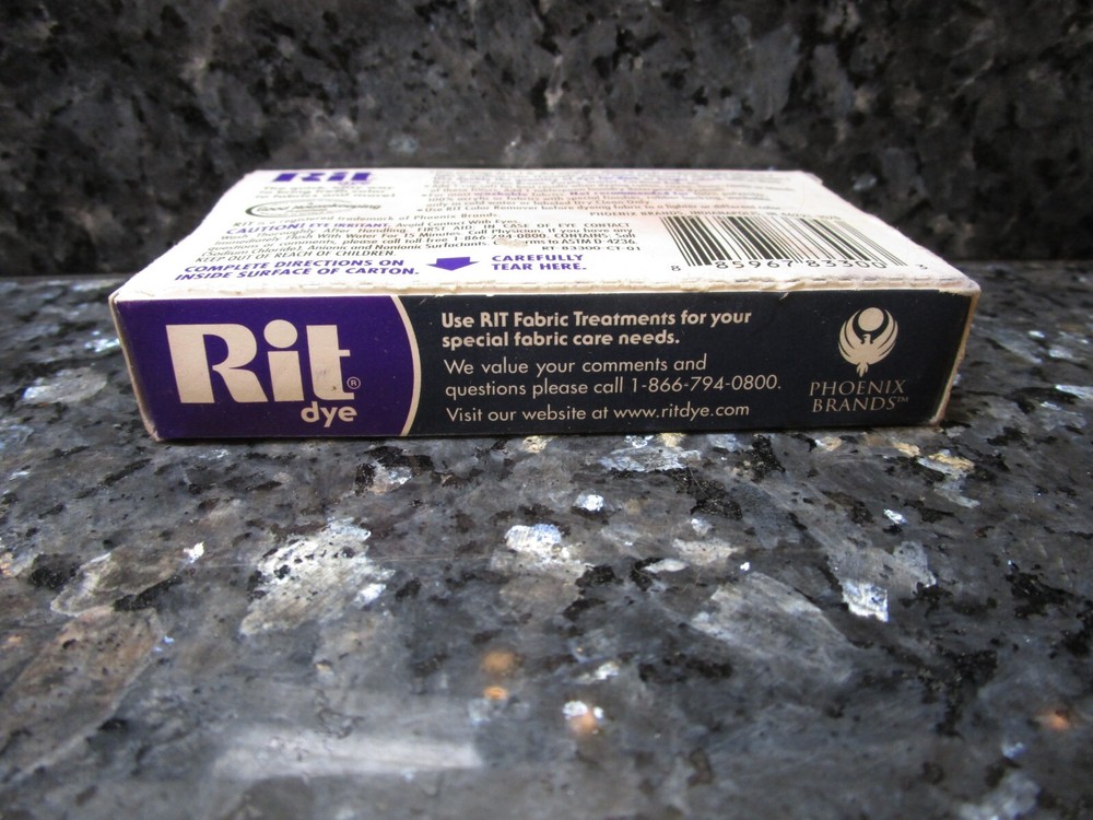 Rit Dye Powder Box ~ Old Formula ~ Navy Blue 30