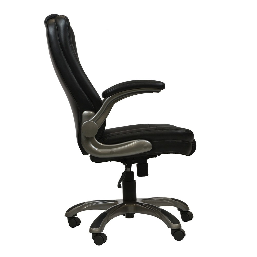 Techni Mobili Medium Back Office Task Chair w/ Flip-up Armrest & Hight Adjustmen
