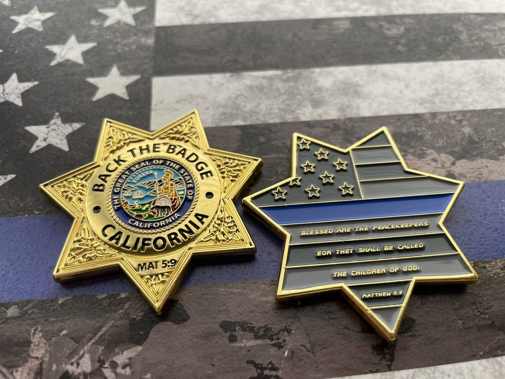 Back The Badge Challenge Coin