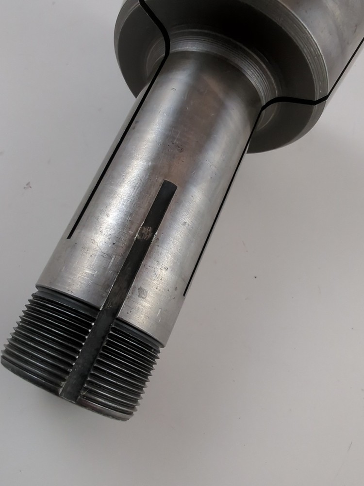 HARDINGE 2" EXTRA DEPTH 5C EDC STEP CHUCK 1-3/8" BORE ID HARDENED E.D.C. COLLET