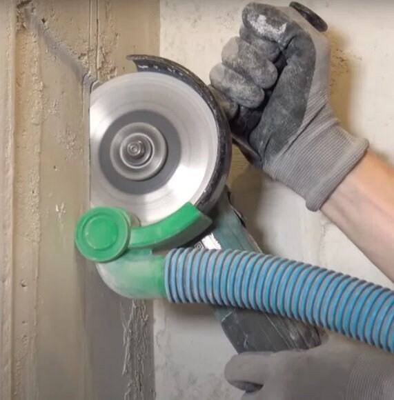 125mm Angle Grinder Dust Collector: 3D Printed ABS Plastic