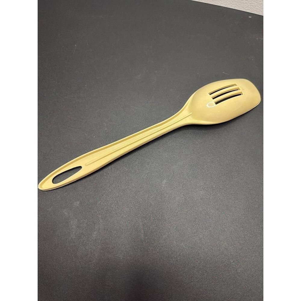 Vintage Slotted Plastic Nylon Serving Spoon