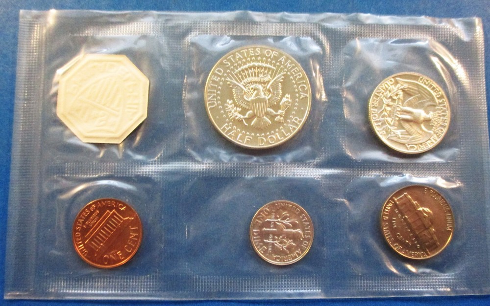 1964 PROOF SET WITH ENVELOPE AND COA.