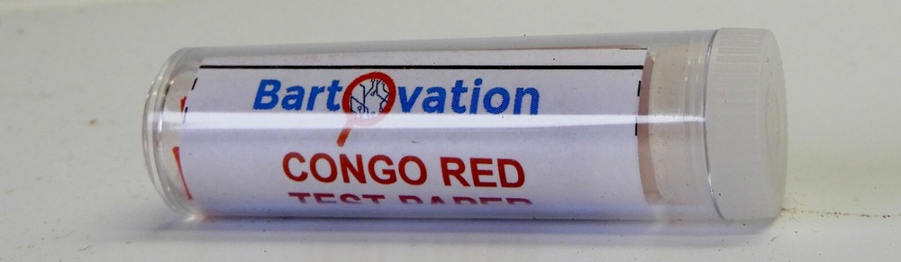 Congo Red Test Paper PH Strips (3.0-5.2) 100 Strips