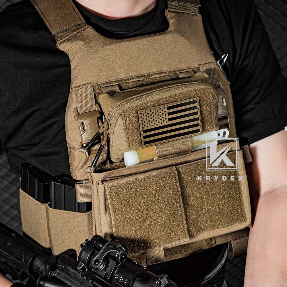 KRYDEX Tactical Admin Pouch Utility Pouch Pack BELT / MOLLE Back Storage Panel