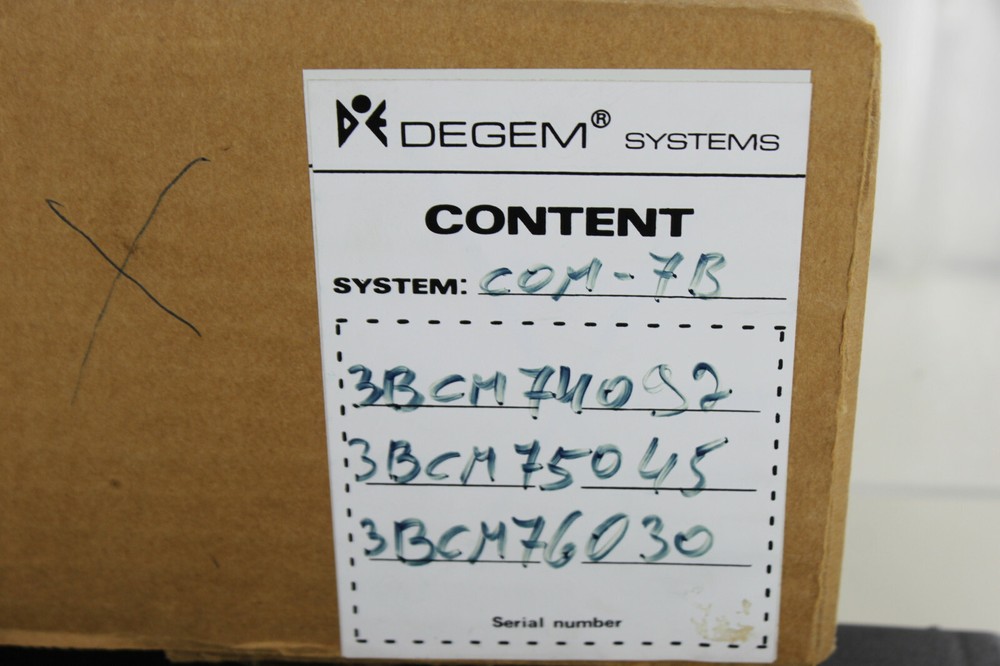 DEGEM SYSTEMS UNITCOM 7B CHANNEL TWO MODULATOR DEMODULATOR CIRCUITS