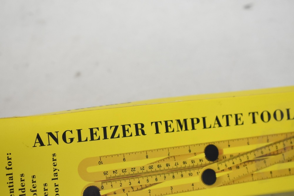 Yakimo Angleizer Template Multi Angle Measuring Ruler Tool W Level Case Yellow