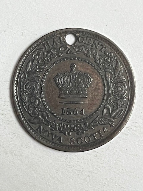 1864 Nova Scotia Half Cent