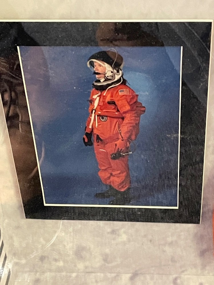 Signed Apollo 11 Flight Suit, 30th Anniversary. Armstrong, Aldrin, Collins