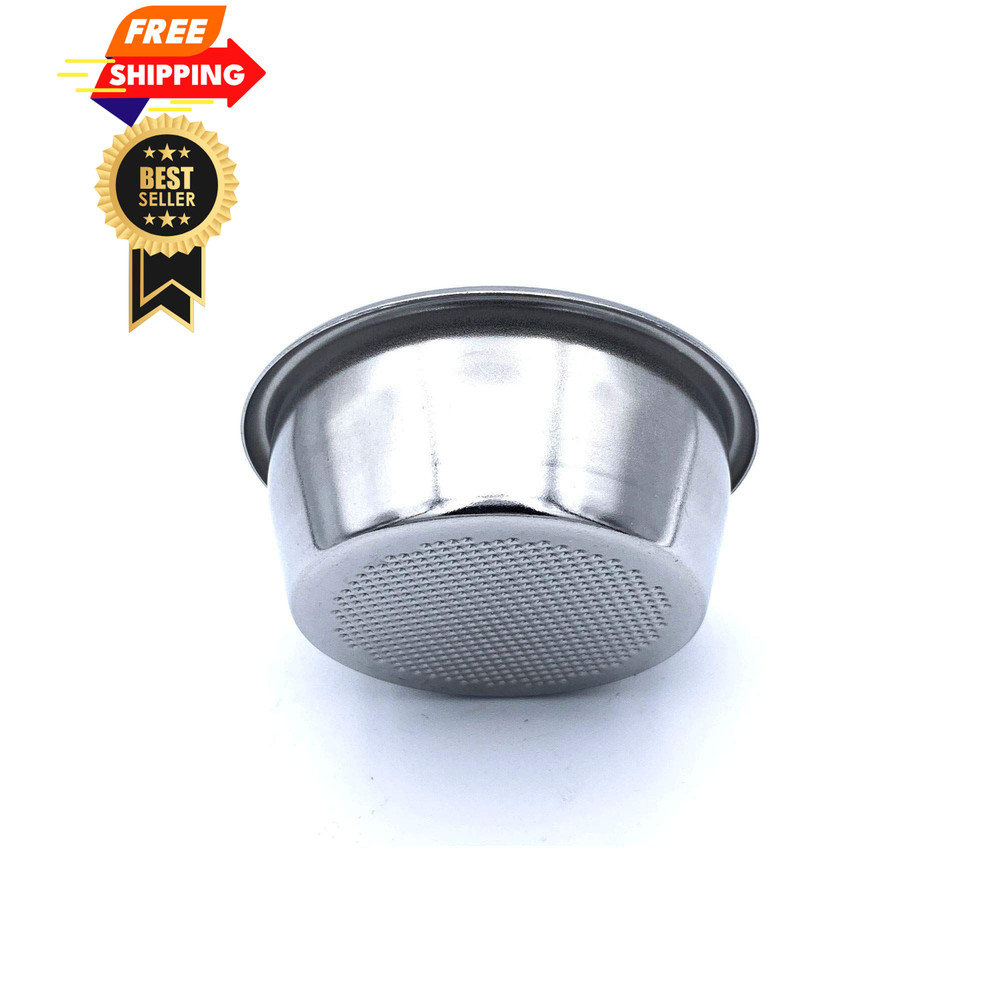 54mm 2 Cup Single Wall Filter Basket - - 2 Cup, Silver