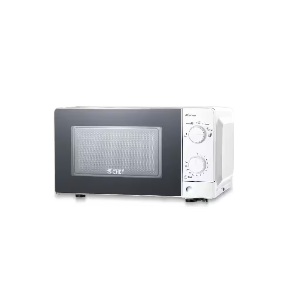 0.6 Cu. Ft. Counter Top Microwave, White