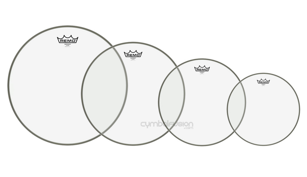 Remo Emperor Clear Pack 10/12/14/16