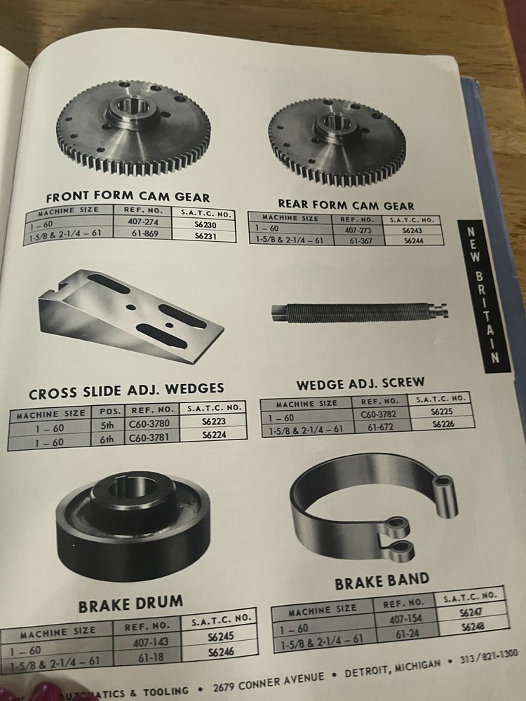 Shorty's Automatics and Tooling Catalog