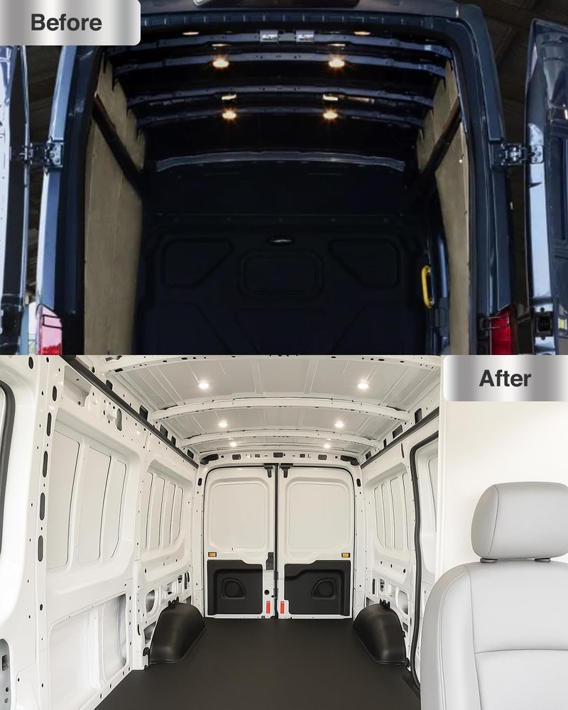 Algrix 4Pcs LED Interior Cargo Lights Load Space Area Dome Includes 4