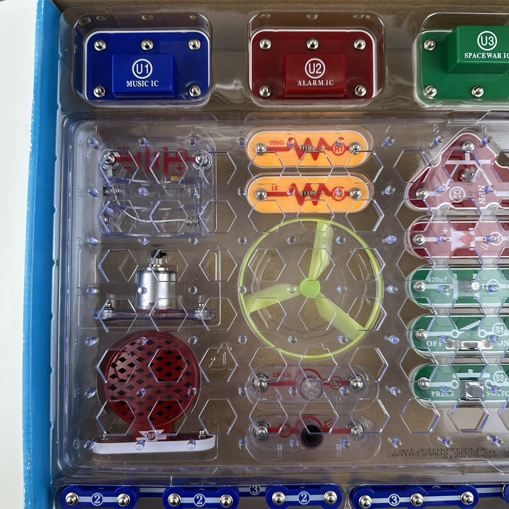 Elenco Snap Circuits Skill Builder STEM Create 125 Project Model SB-125 COMPLETE