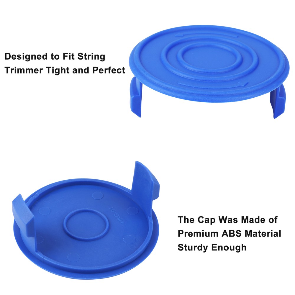 3 Pack Replacement Trimmer Spool Caps For Kobalt 40-Volt Trimmer New