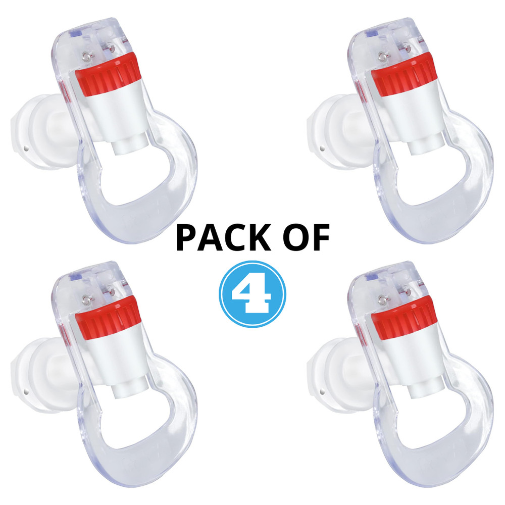 Water Cooler Replacement Faucet – Water Spigot (4 PACK-RED)
