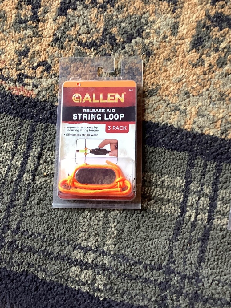 Allen Release Aid Archery Bow String Loop 3-pack Model 546