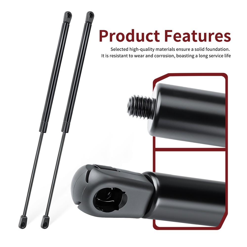 2PCS Front Windshield Lift Support Windshield Tipout For Polaris Ranger 900 1000