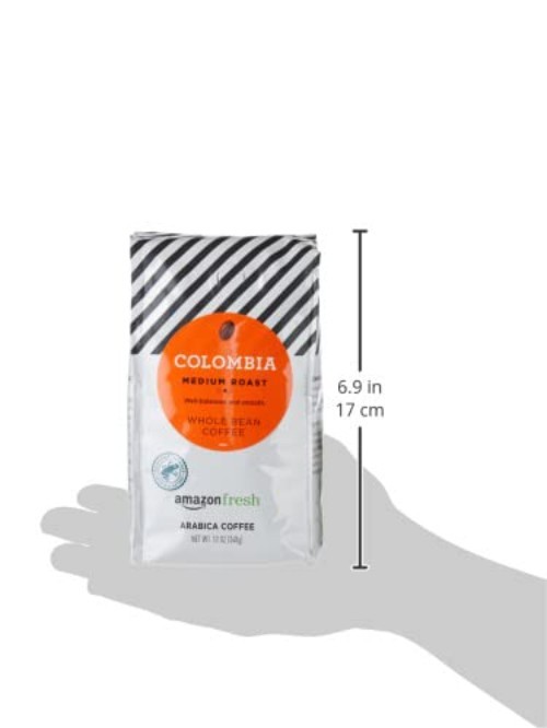 Authentic Colombia Whole Bean Coffee, 12 Ounce - Smooth Medium Roast Experience