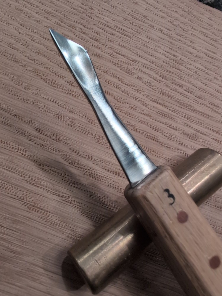 Original Denny #3 Skew Carving Tool