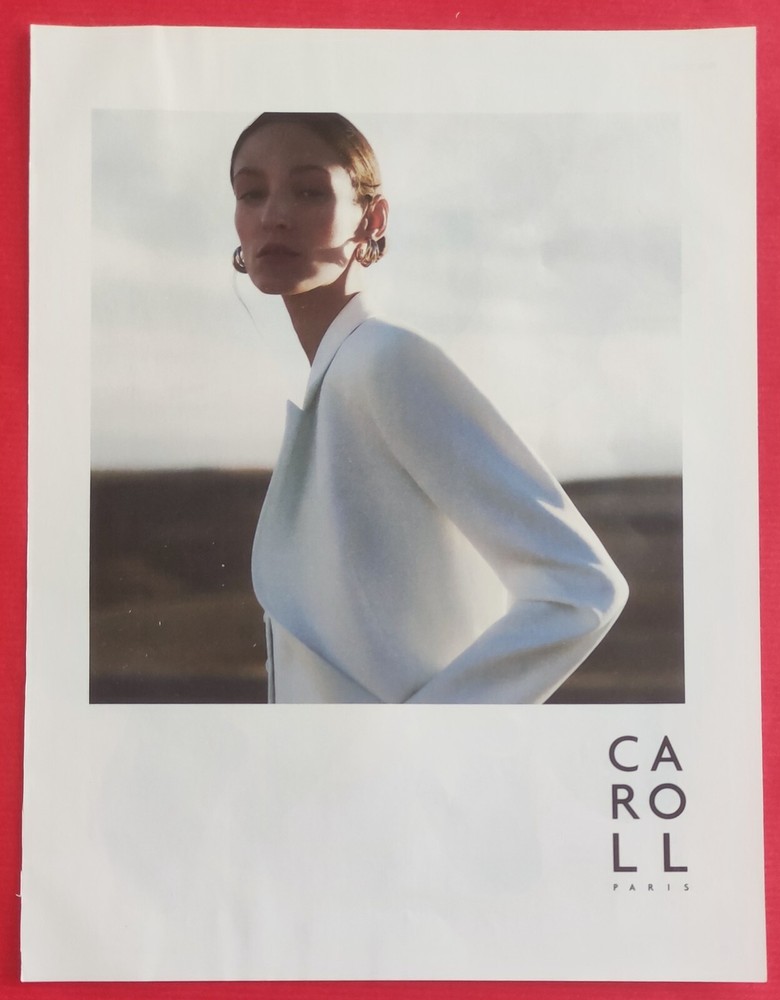 Press advertising: CAROLL Paris clothing