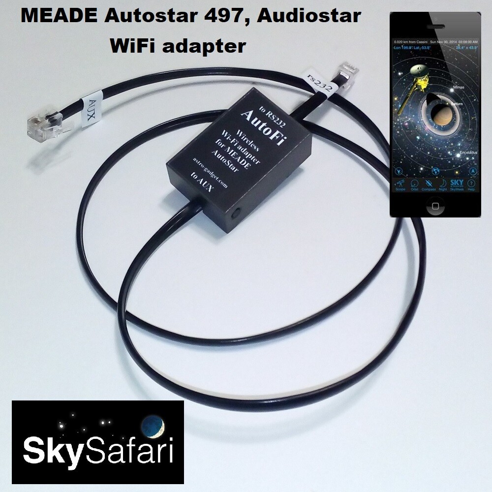 AutoFi - WiFi adapter for MEADE Autostar 497, Audiostar