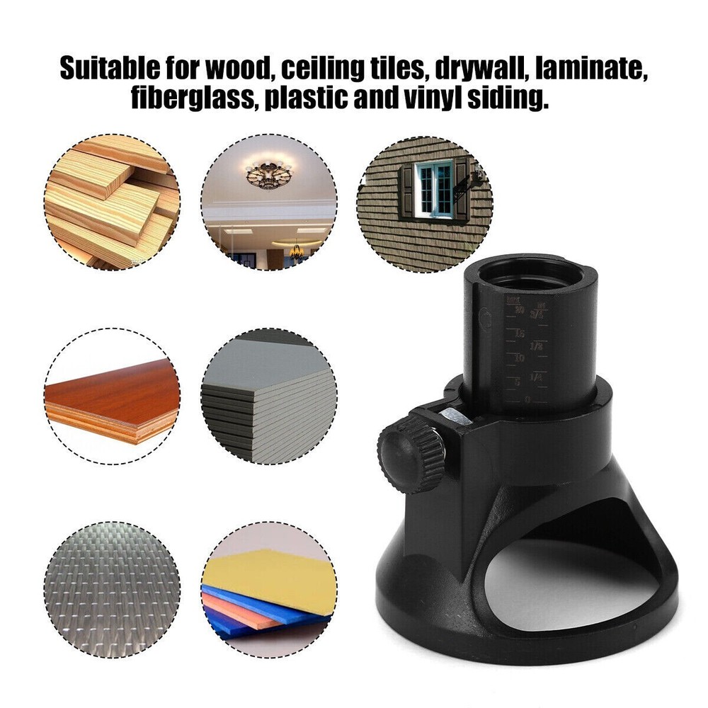 Dremel Rotary Multi Tool Cutting Guide HSS Router Drill Bits Set Attachment Kit