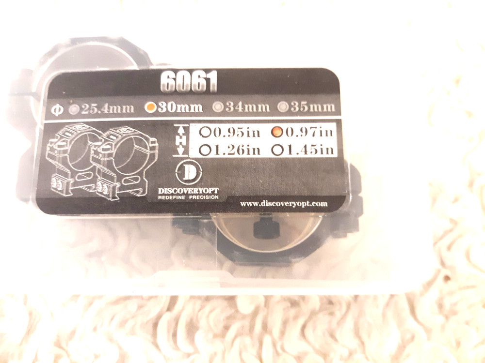 Discovery Optics 30mm Precision Lapped Scope Rings