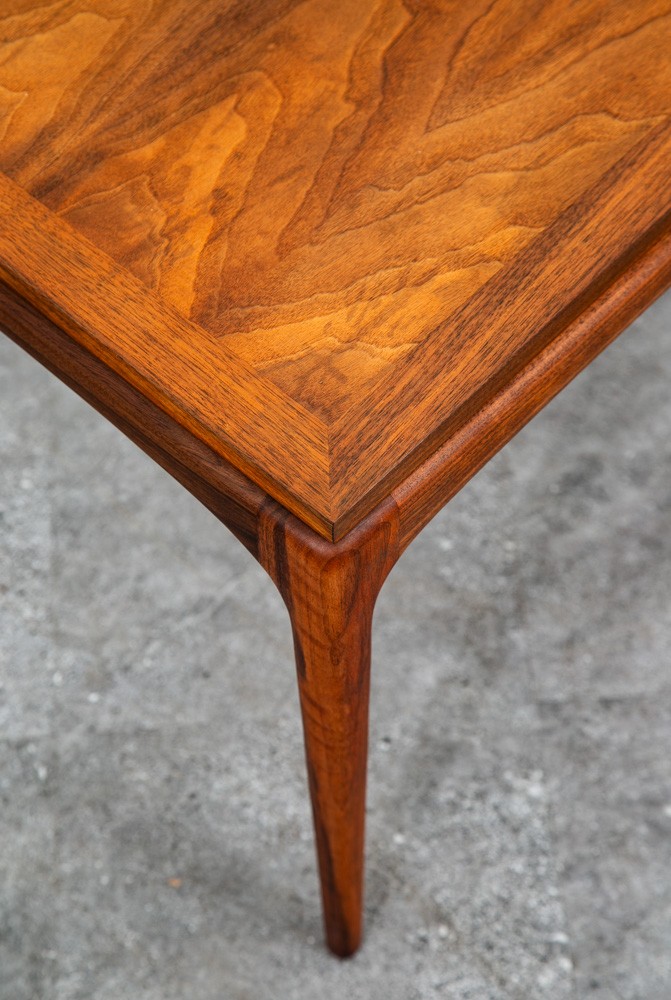 Mid Century Modern End Table Side Nightstand Restored Vintage Mcm Rectangular NM