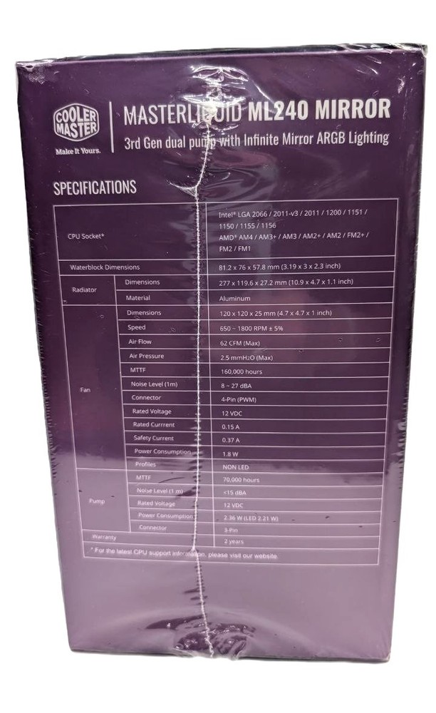 Cooler Master MasterLiquid ML240 Mirror