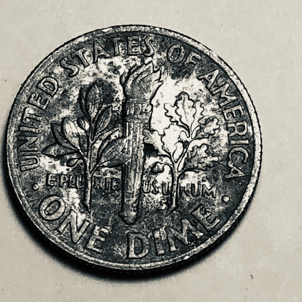 1972 p Roosevelt dime