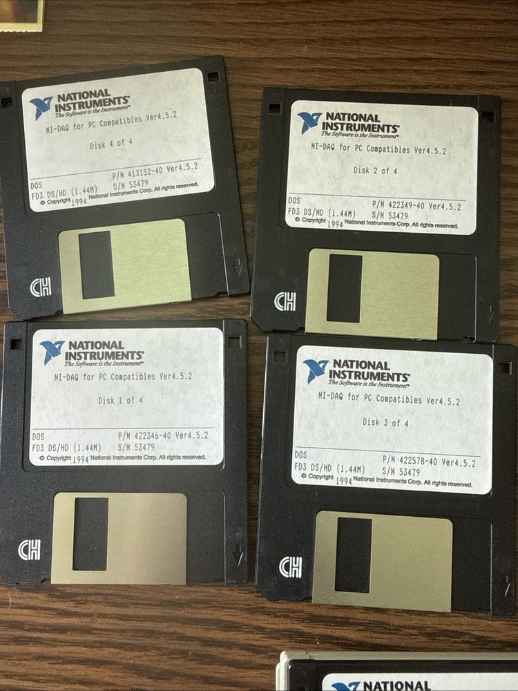 NATIONAL INSTRUMENTS AT-GPIB CONTROLLER CARD With Manuals N Software Box