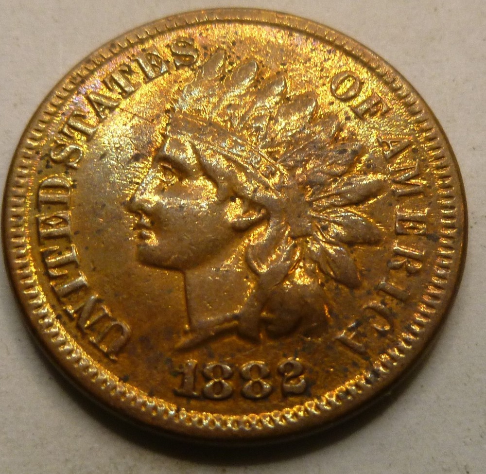 1882 Indian Head Cent   Coin  #A23 Better Coin
