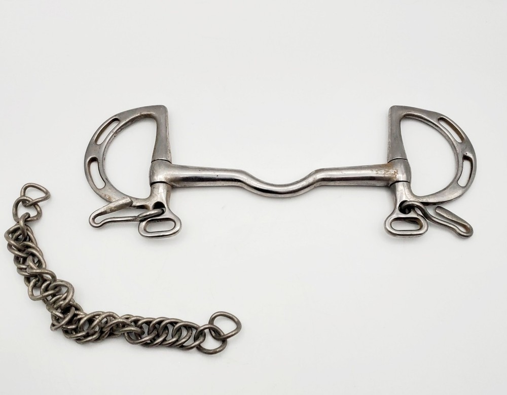 Vintage Horse Bit And Chain