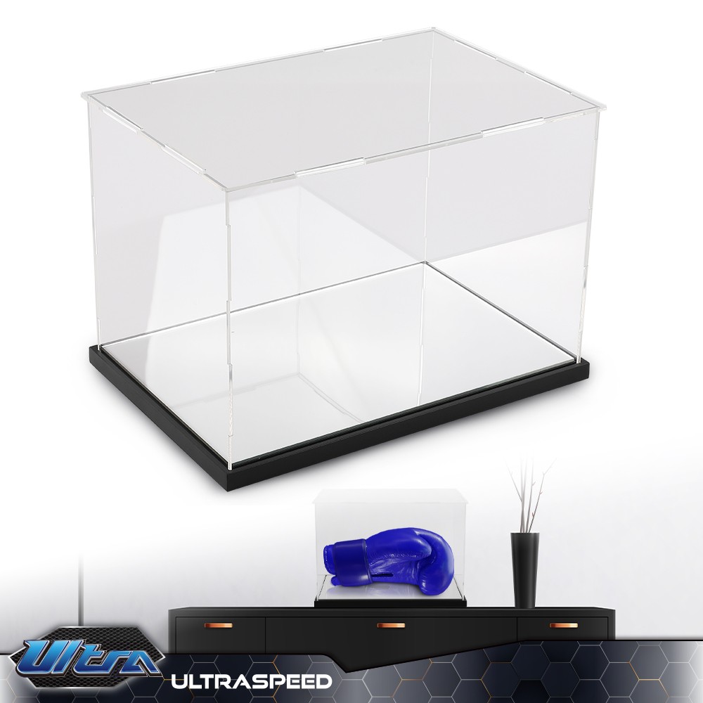 Clear Single Boxing Glove Horizontal Display Case