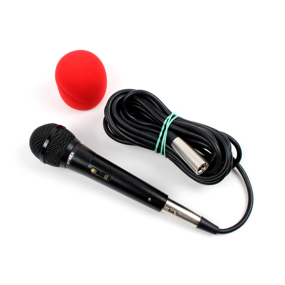 Dynex Uni-Directional Dynamic Microphone DX-M1112 with cable MINT