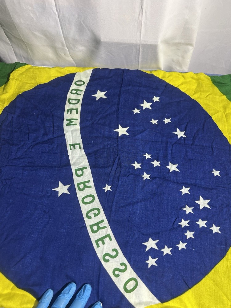 43”x62” Vintage Brazil Flag