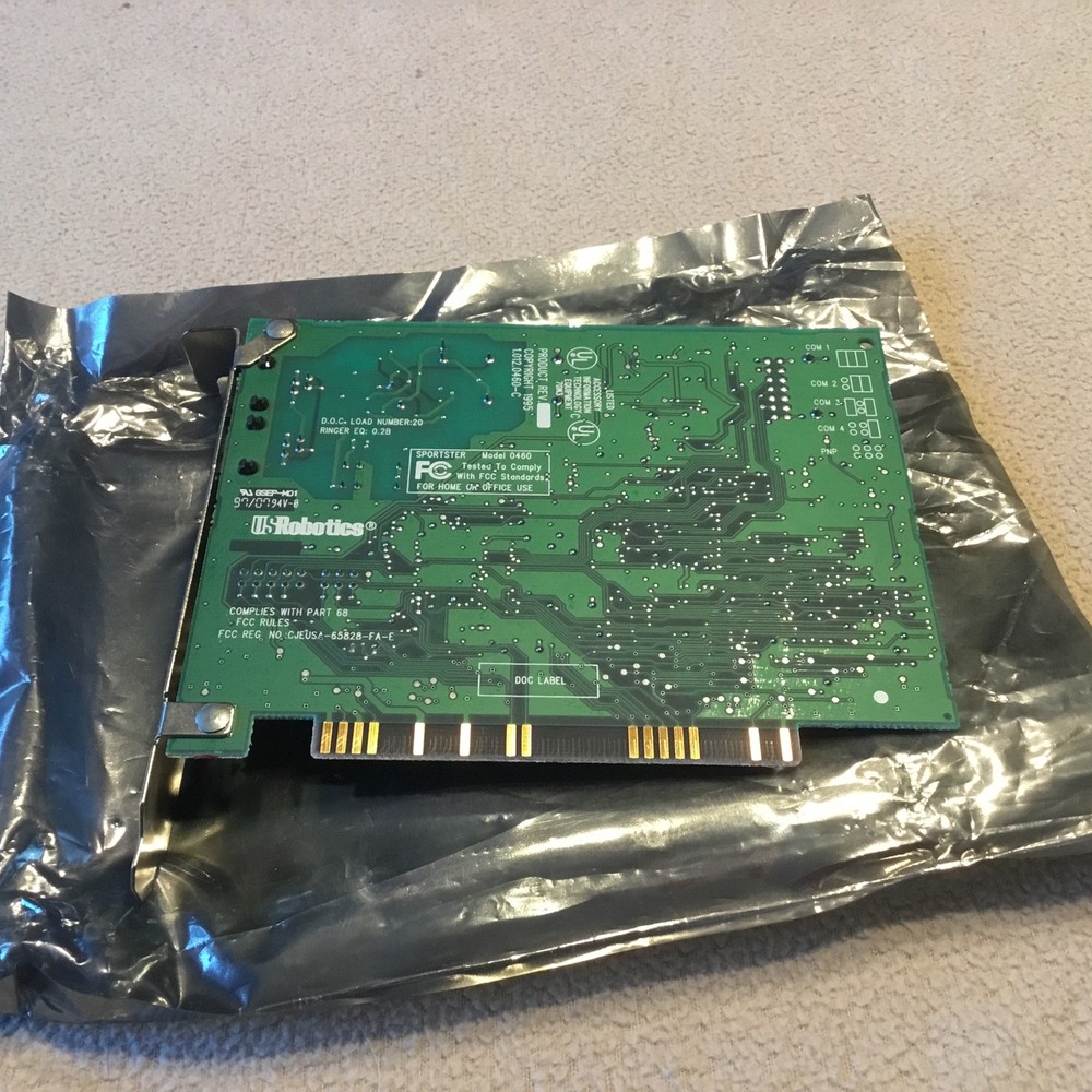 US Robotics Sportster Model 0460 Modem PC Computer Part.