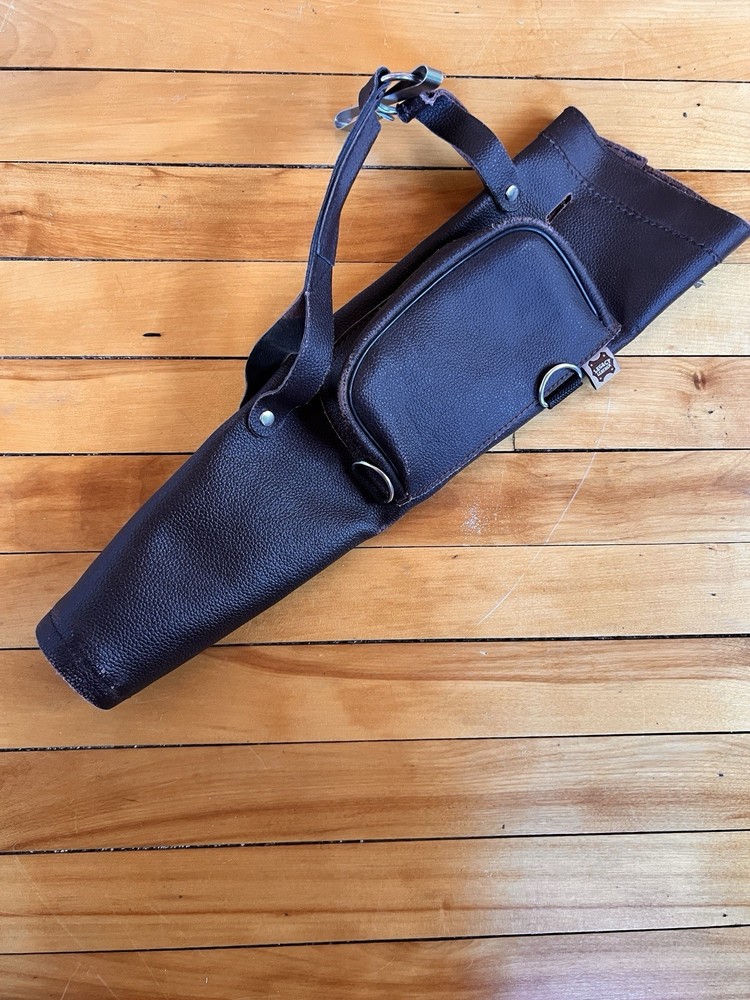 Legacy Leather Archery Quiver Leather Hip Back Style Adjustable Strap 18”