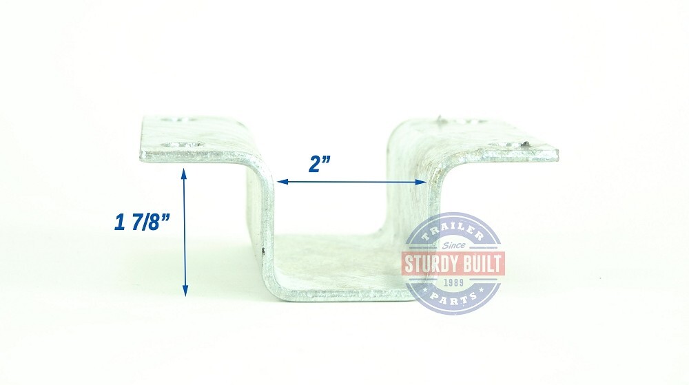 Boat Trailer Front V Guide Bow Rest Centering Support Kit PVC Galvanized