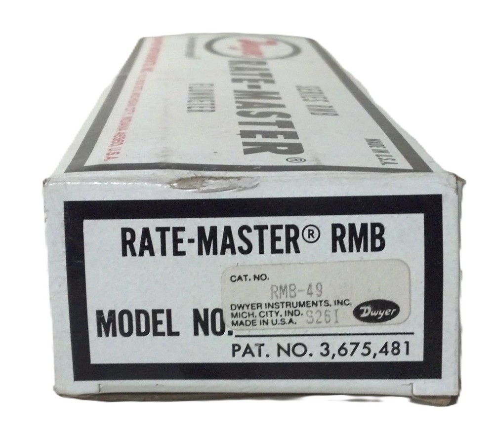 Dwyer RMB-49 0.5-5 SCFH Rate-Master Variable Area Flowmeter