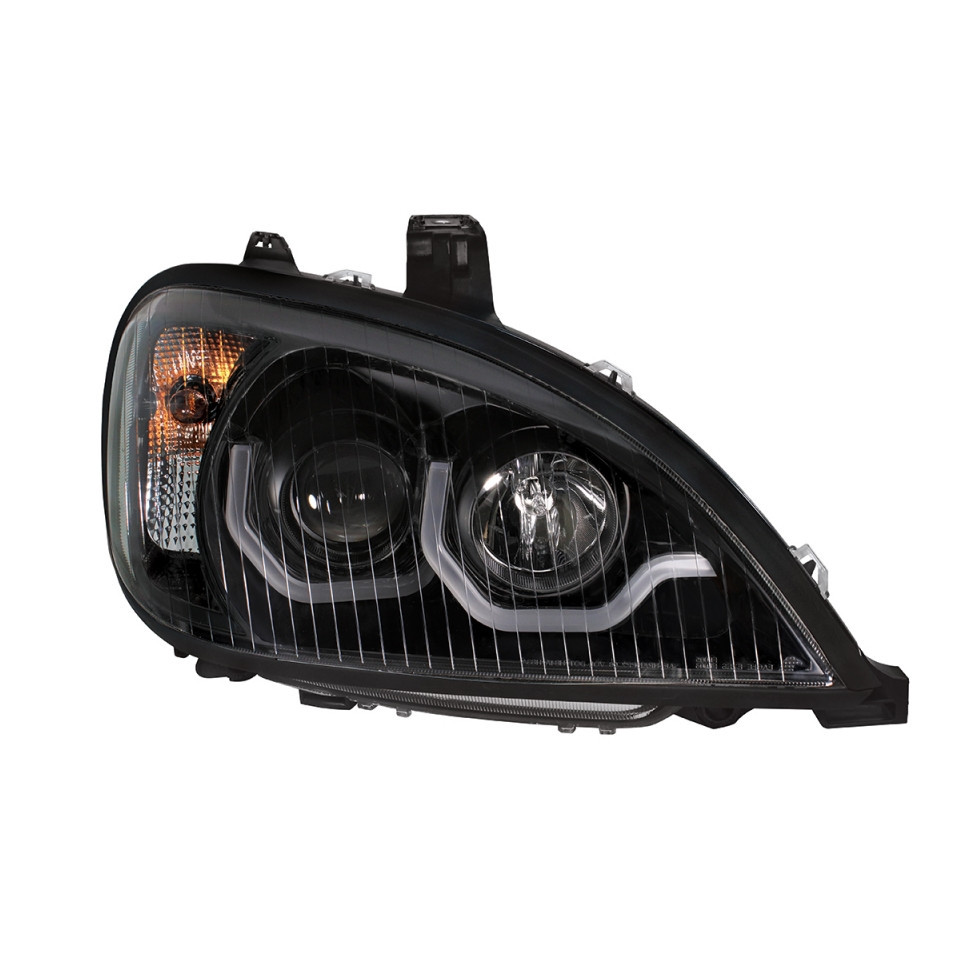 “Blackout” 1996+ Freightliner Columbia Projection Headlight - Passenger Side