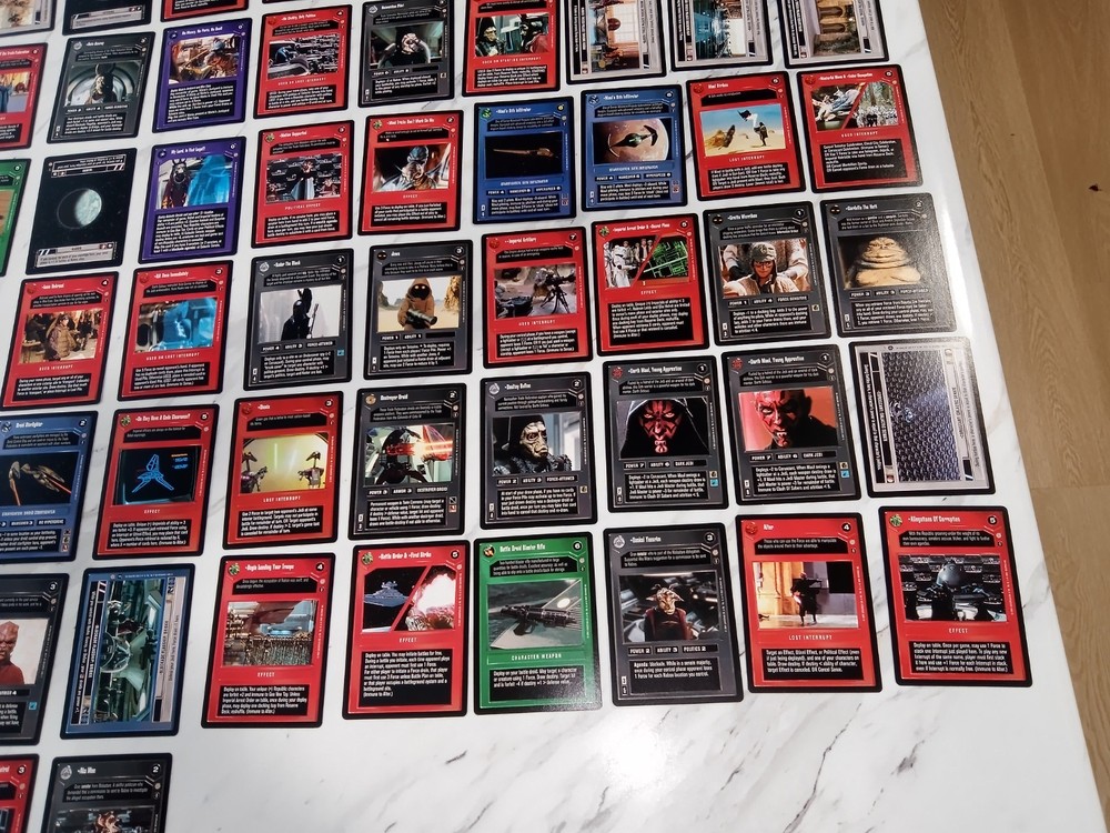 Star Wars CCG Coruscant Complete Set (Base + Rules + Checklists + All AIs) READ