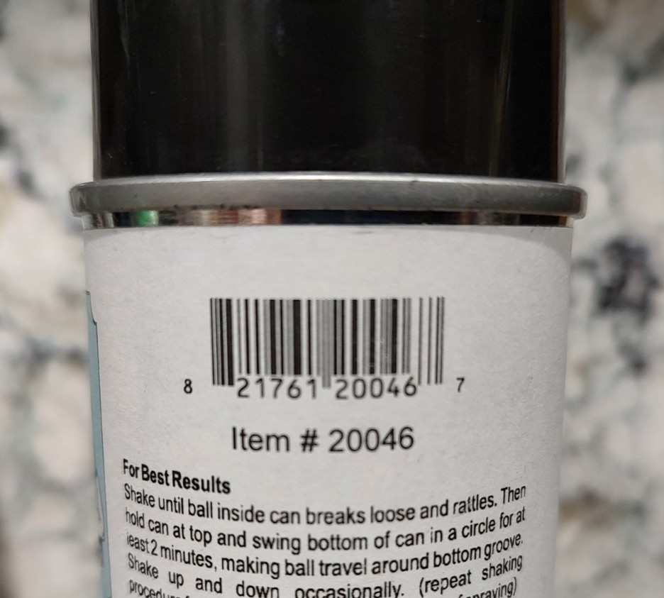 SCALECOAT RAILROAD MODEL PAINT - BLACK PRIMER SPRAY CAN