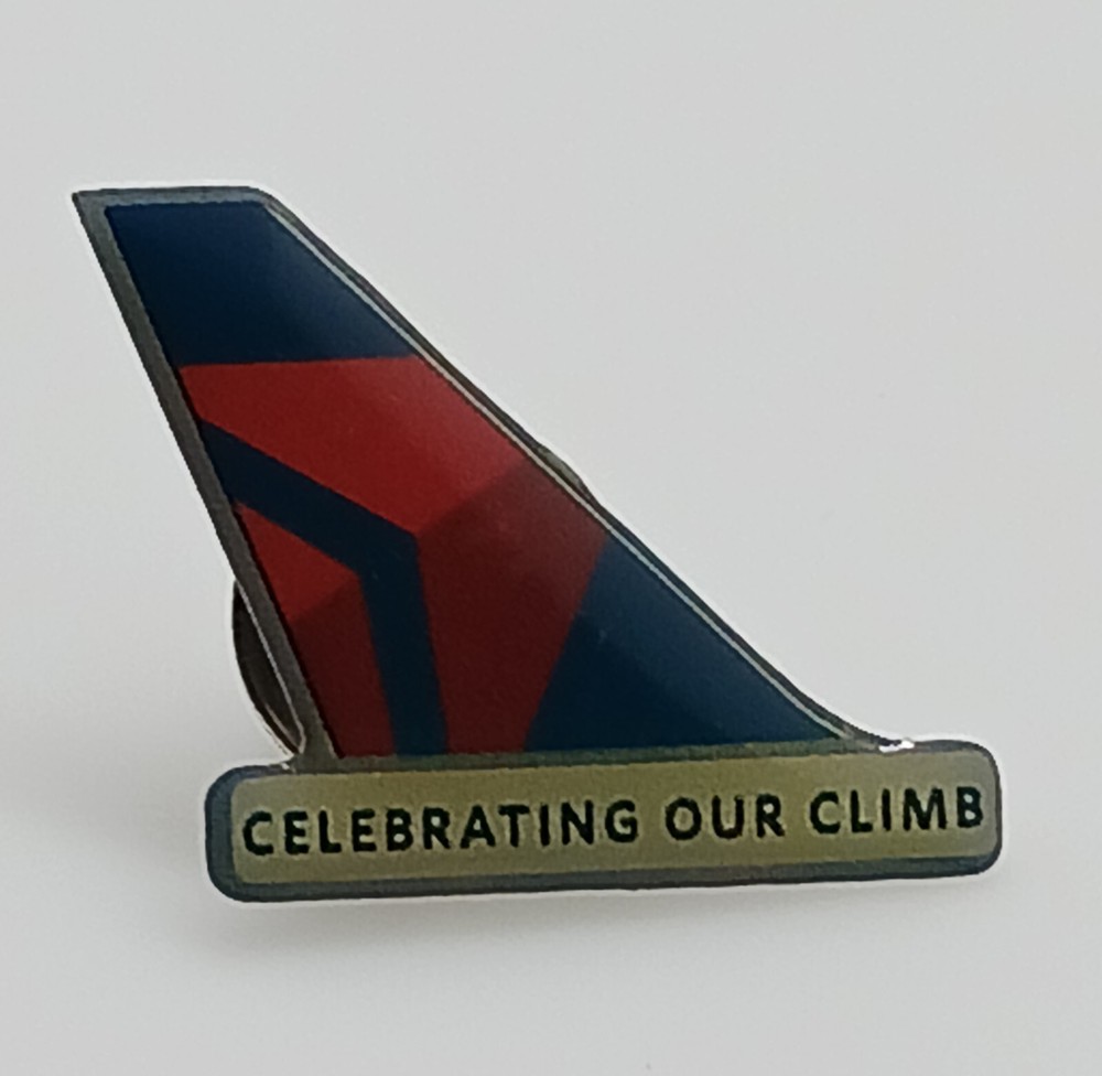 Delta Airlines Celebrating Our Climb Pin