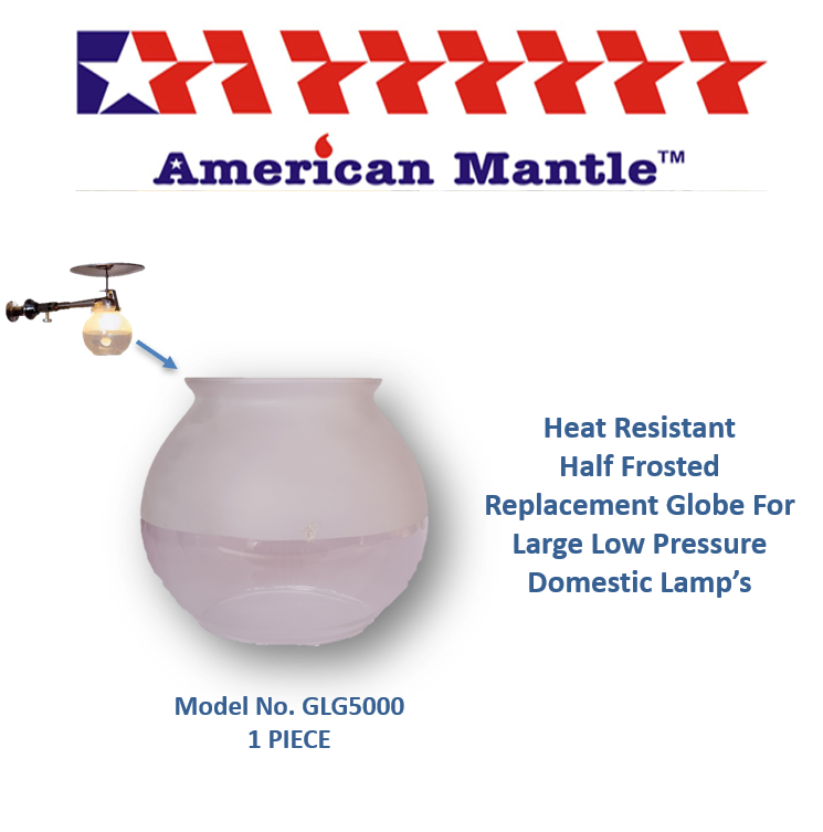 GLG5000 (Replacement Globe for Midstate Gas light Globe #1324)