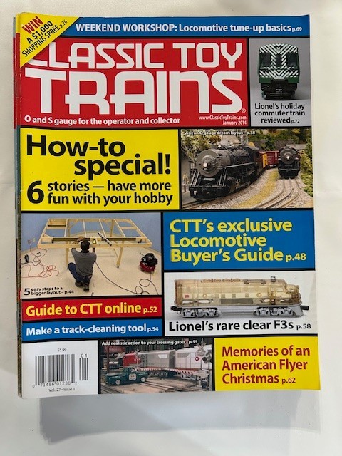 Classic Toy Trains Magazine 2014