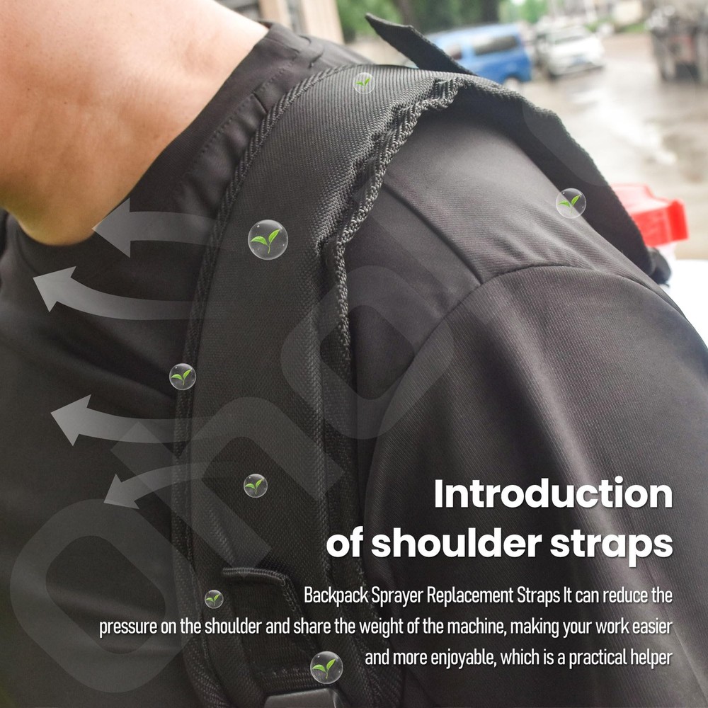 Backpack Sprayer Replacement Straps for Chapin & Craftsman Durable Black