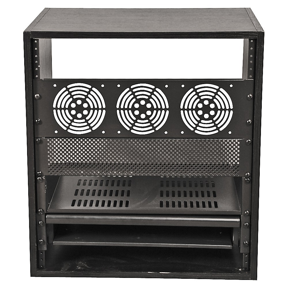 Gator Studio Rack Black 12-Space
